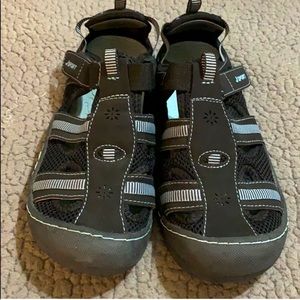 Jambu Black/Blue Sport& Water Sandals EUC